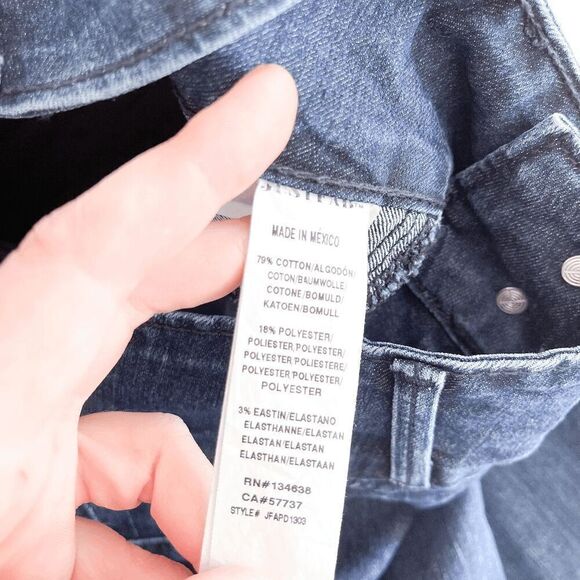 JustFab Womens Classic Denim High Rise Skinny Jeans Stretch Blue Size 27 - Picture 7 of 9